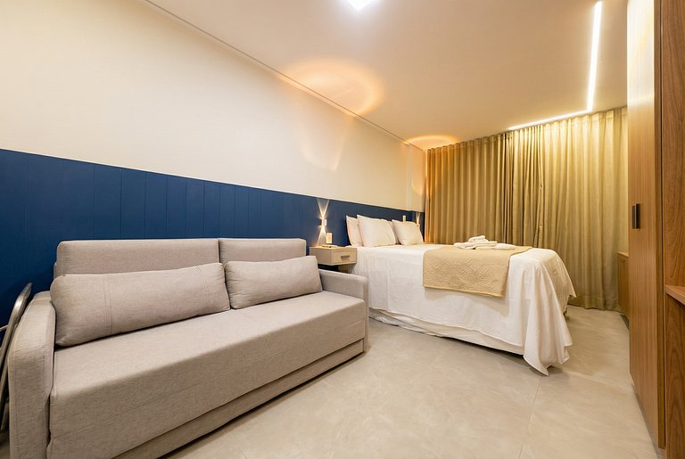 Flat 400m da Praia do Cupe