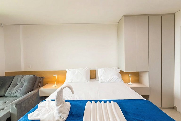 Resort a 6 min da Praia do Cupe