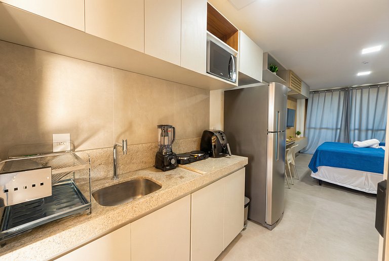 Flat with Pool 6 min from Cupe Beach