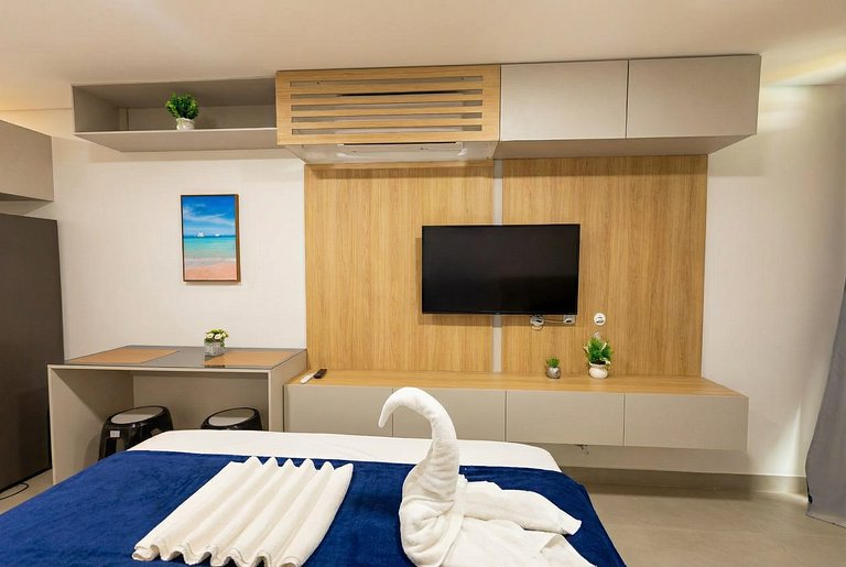 Flat con Piscina a 6 min de la Playa de Cupe
