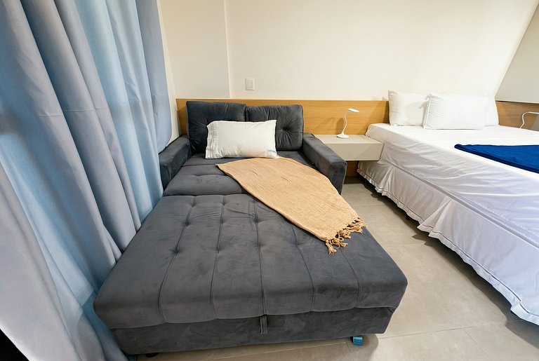 Flat con Piscina a 6 min de la Playa de Cupe