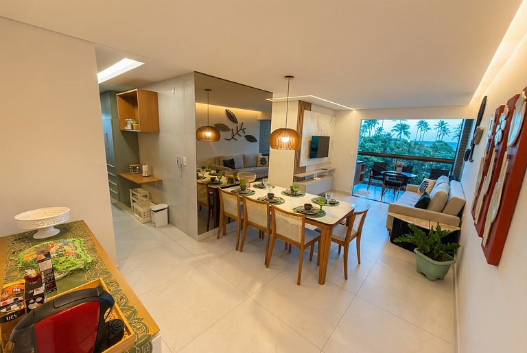 Ocean View + Gourmet Balcony in Porto de Galinhas