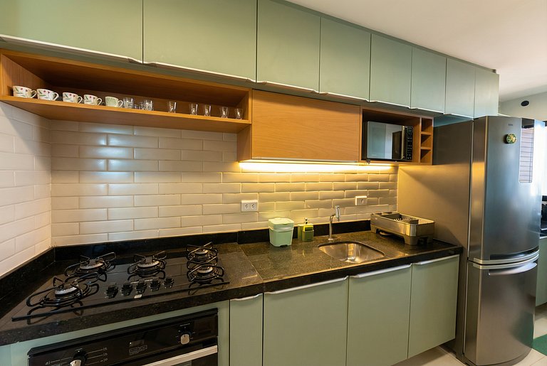 Vista al mar + balcón gourmet en Porto de Galinhas