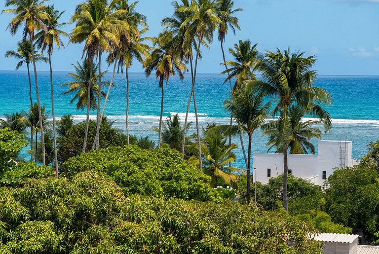 Vista mar + varanda gourmet em Porto de Galinhas