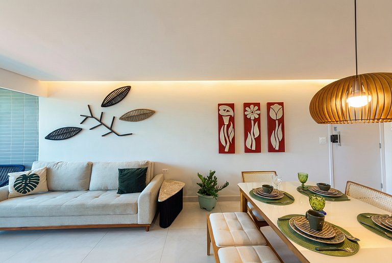 Ocean View + Gourmet Balcony in Porto de Galinhas