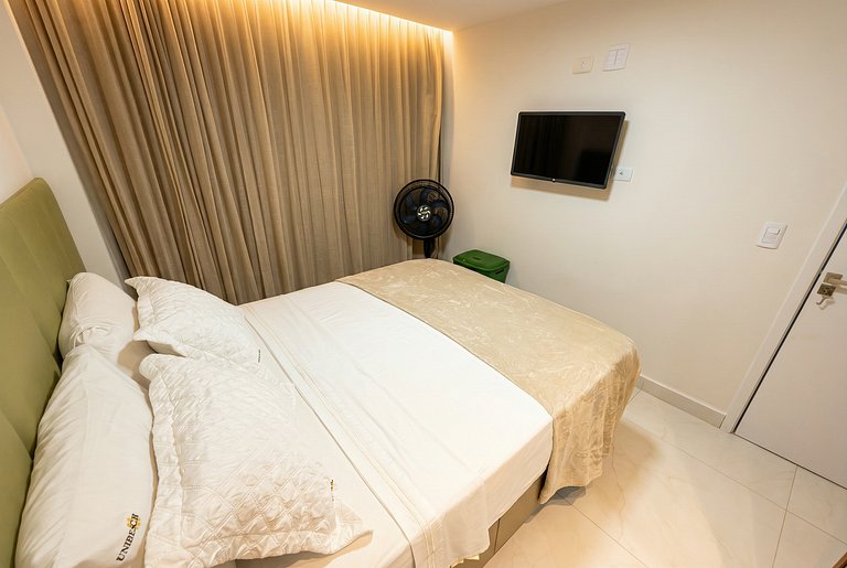 Vista mar + varanda gourmet em Porto de Galinhas