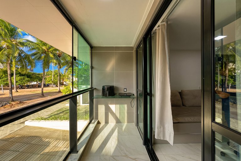 Foot in the sand in Porto de Galinhas