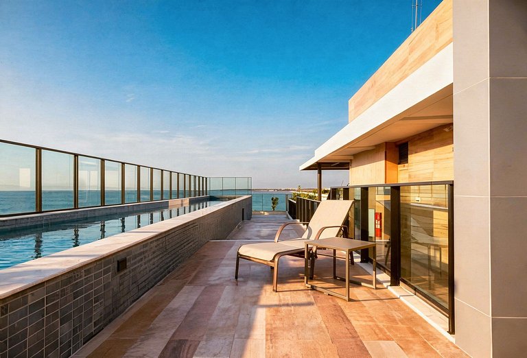 Flat aconchegante e completo