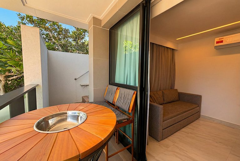 Flat frente al mar con piscina privada