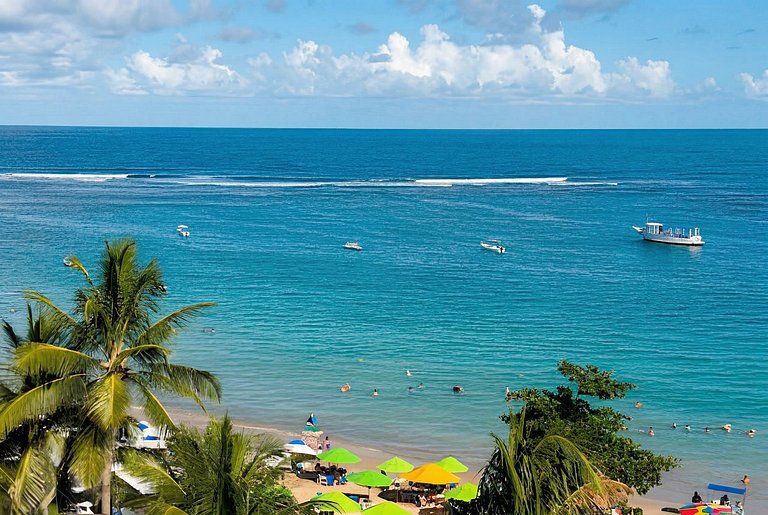 Flat frente al mar con piscina privada