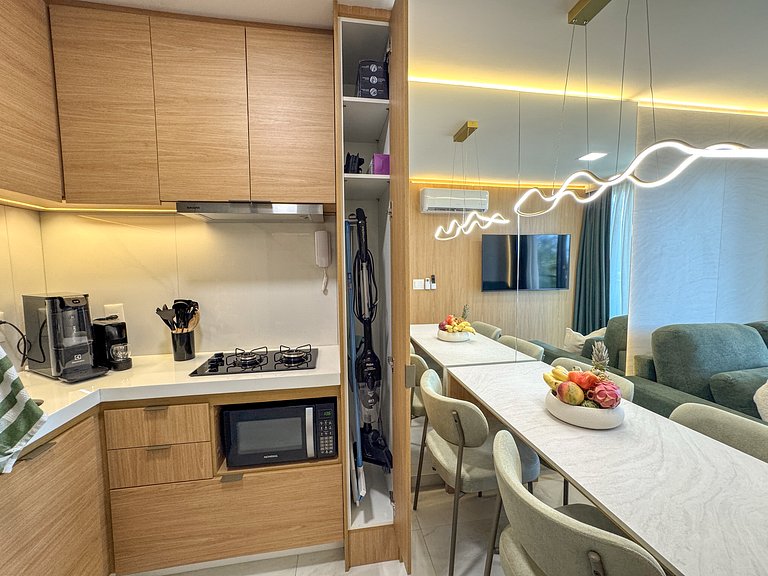 Apt Eco-Luxo Pé na Areia, Vista Mar a 800m do Centro