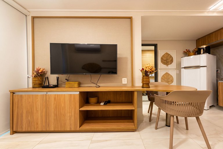 Flat com piscina Privativa