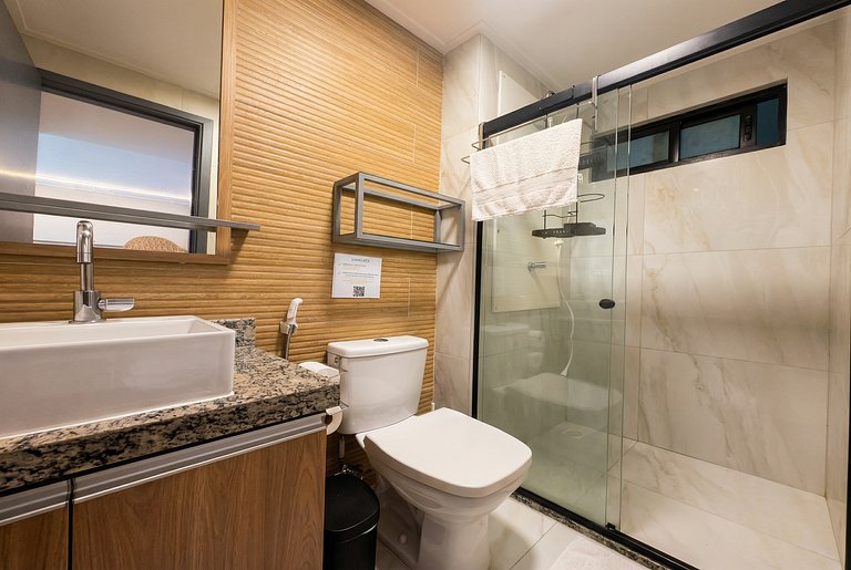 Flat com piscina Privativa