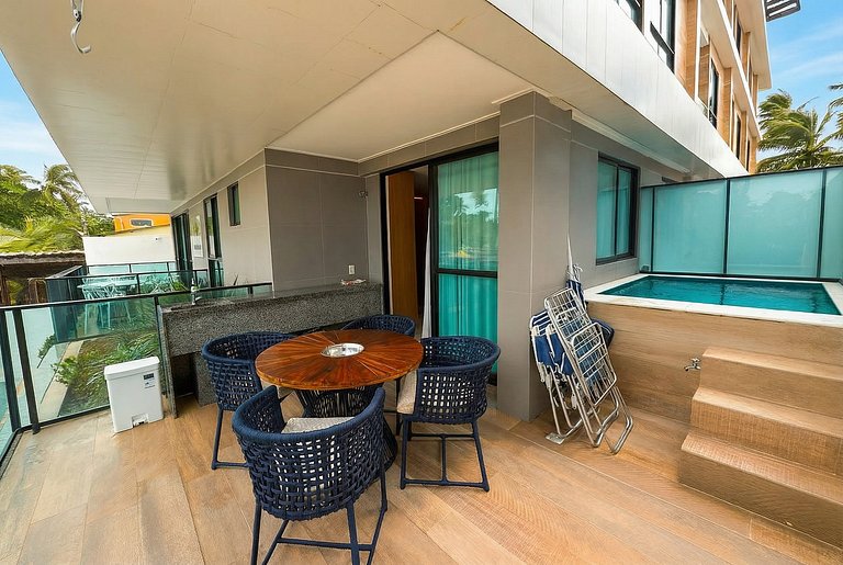 Frente al mar con piscina privada