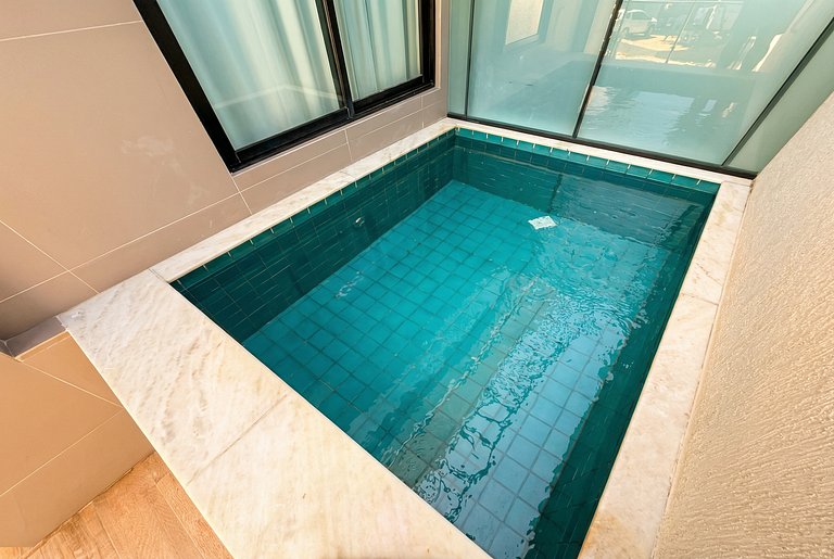 Frente al mar con piscina privada