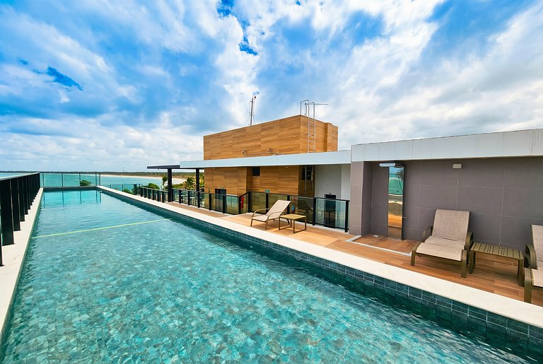 Frente al mar con piscina privada