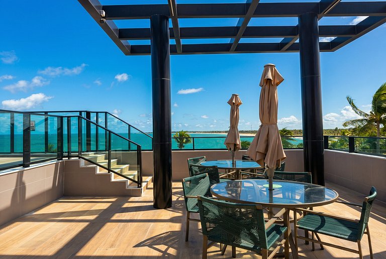 Beachfront with private pool