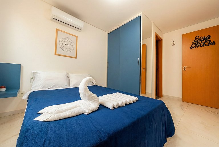 Apartamento para 6 pessoas com piscina privativa