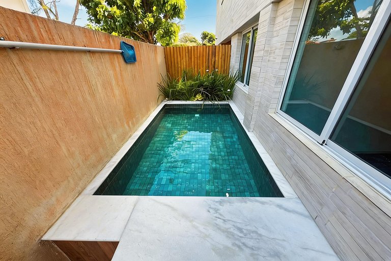 Apartment for 6 people with private pool