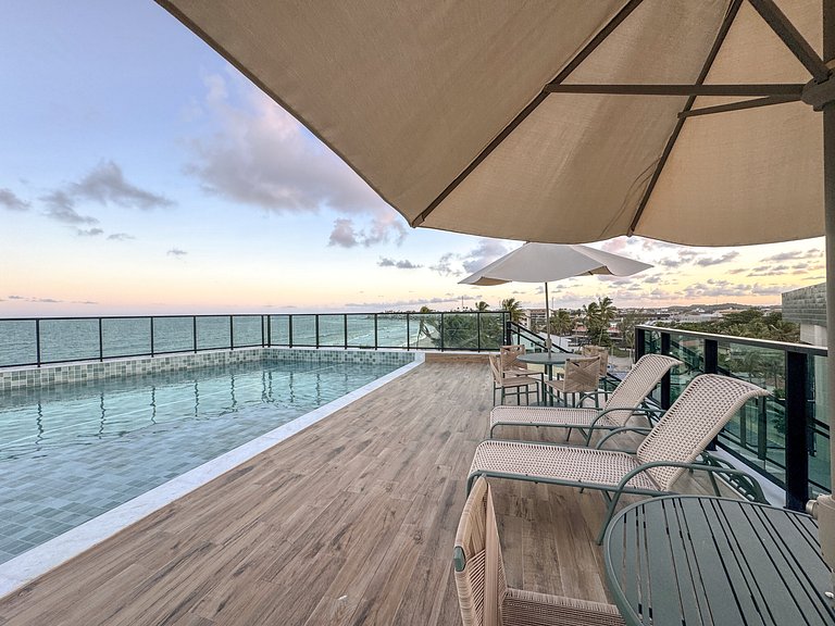 Apt Eco-Luxo Pé na Areia, Vista Mar a 800m do Centro
