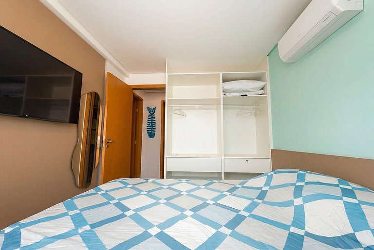 Próximo as Piscinas Naturais Apt. de 2 quartos