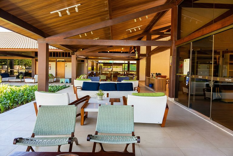 Duplex de luxo Malawi Resort - Muro Alto 8 pessoas