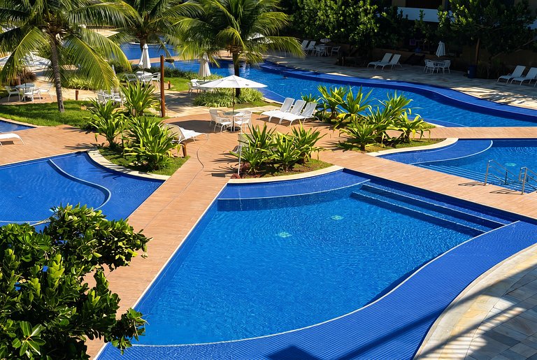 Duplex de luxo Malawi Resort - Muro Alto 8 pessoas