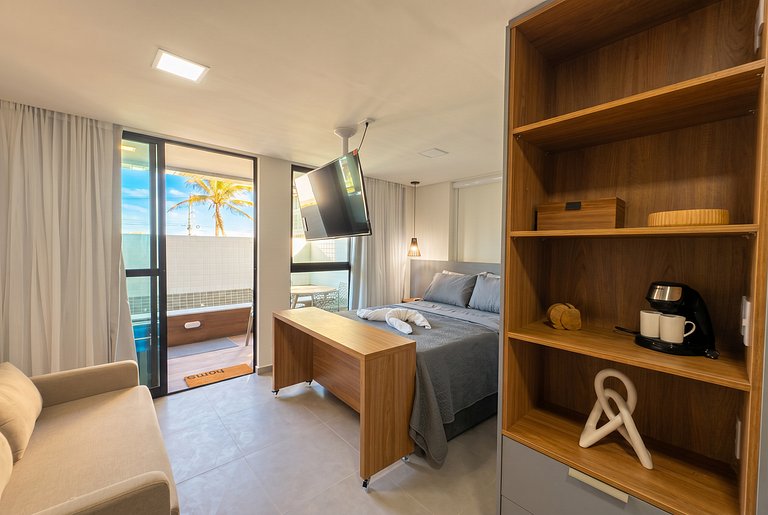 Flat a 50 metros do mar em Porto de Galinhas