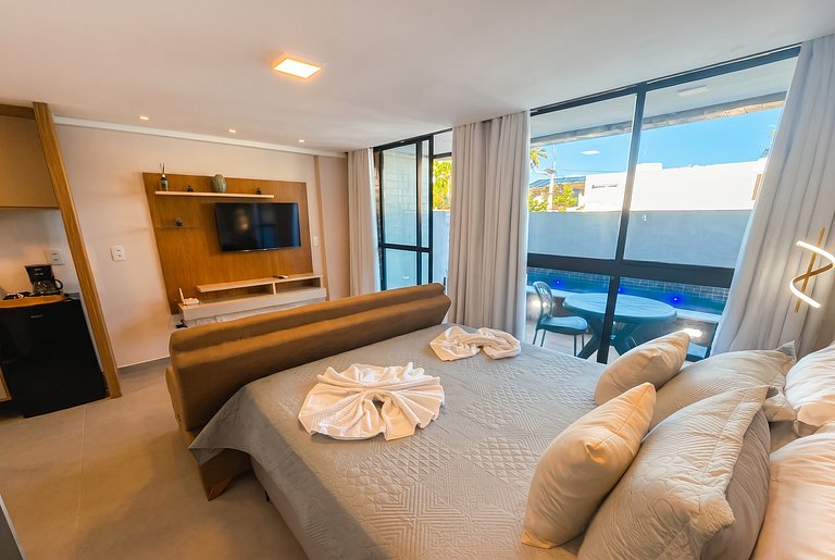 Departamento con Piscina Privada | 50m de la Playa