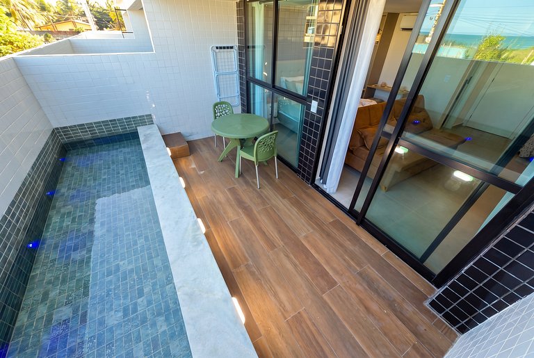 Private Pool Flat | 50m From the Beach