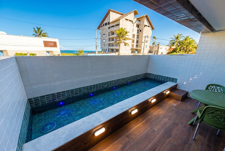 Private Pool Flat | 50m From the Beach