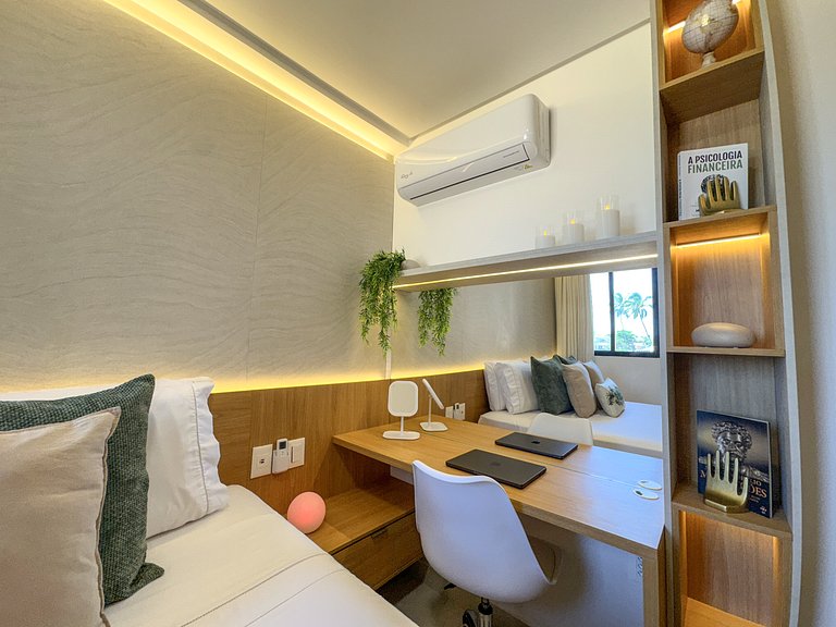 Eco-Luxury Beachfront Apt, Ocean View, 800m