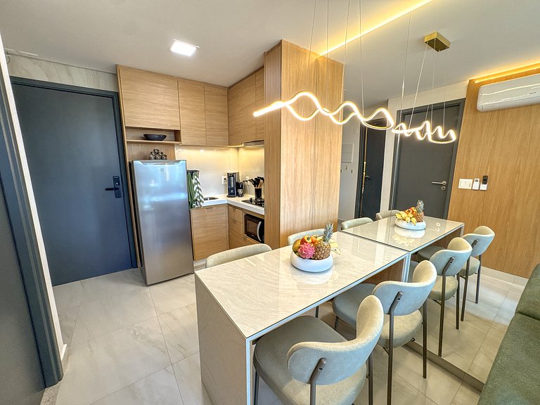 Eco-Luxury Beachfront Apt, Ocean View, 800m