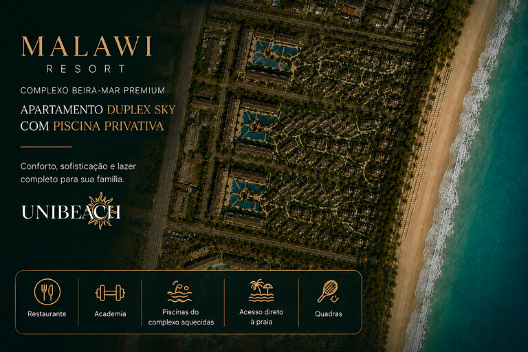 Duplex Sky c/ Piscina privativa | Malawí Resort