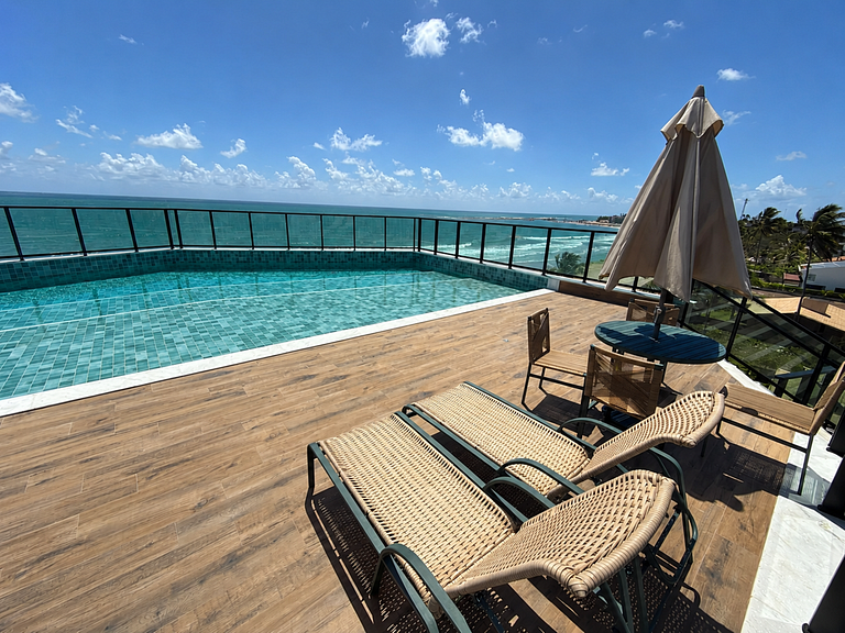Apartamento frente al mar con vista al océano