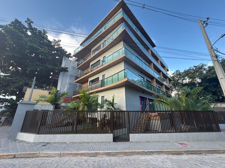 Flat c/piscina privativa próx as piscinas naturais