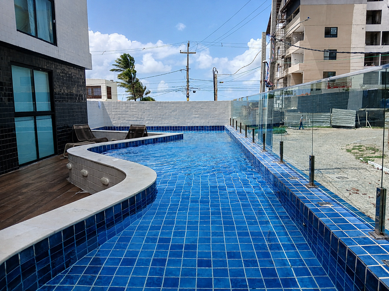 Private Pool Flat | 50m From the Beach