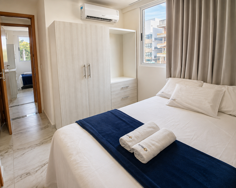 Próximo às piscinas naturais Apt 2 Quartos