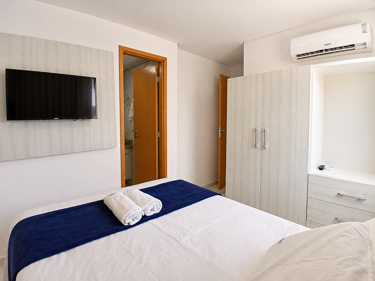 Próximo às piscinas naturais Apt 2 Quartos